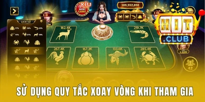 Sử dụng quy tắc xoay vòng khi tham gia